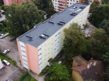 Renoveeritud korteriühistu katusetöö Tartus Uus 57